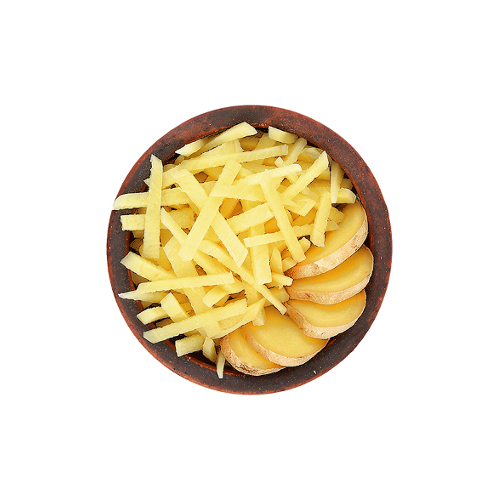 Dehydrated shredded ginger